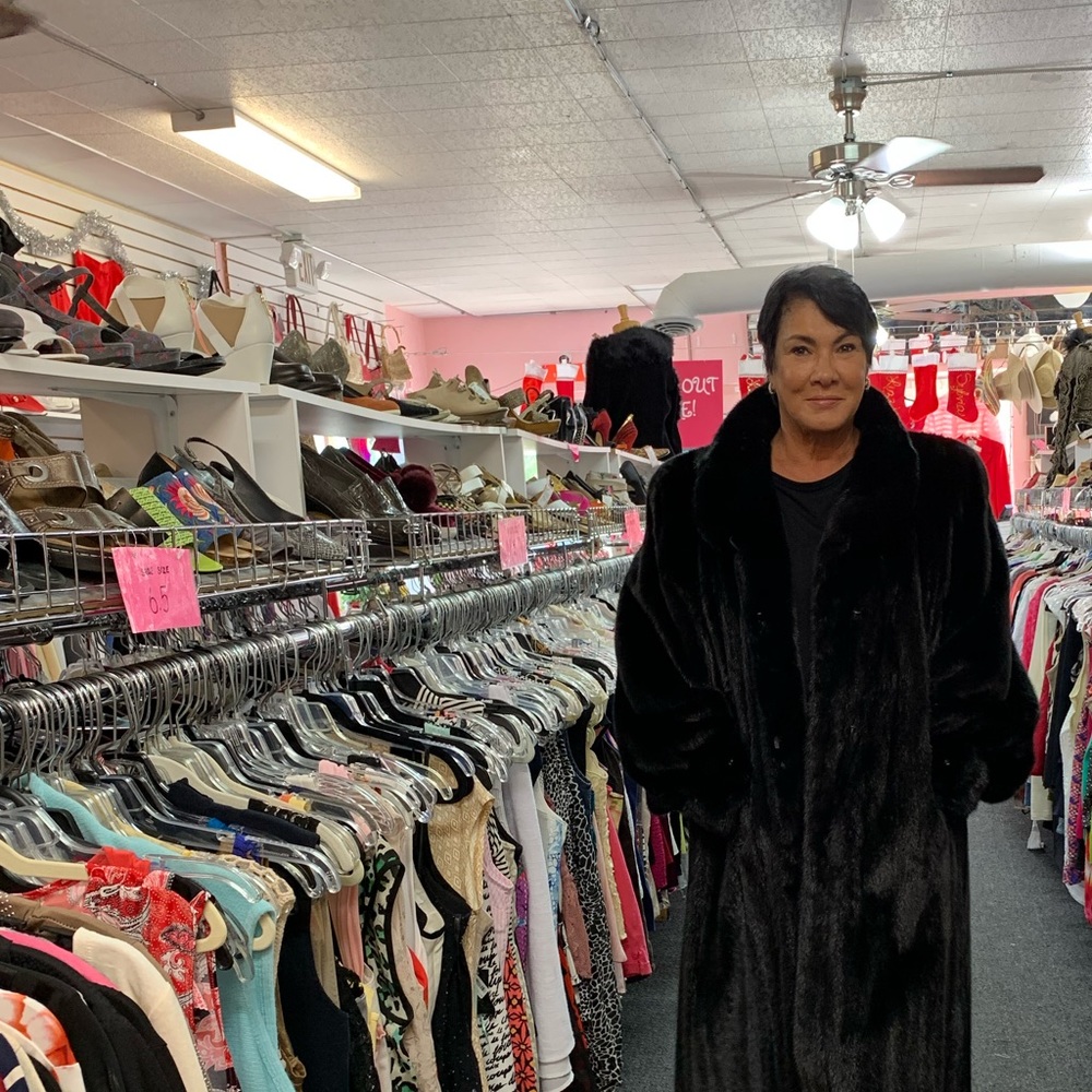 Black Mink Coat
